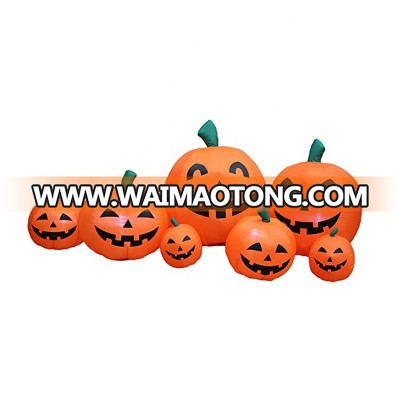 7.5 Foot Long Inflatable Halloween Pumpkins